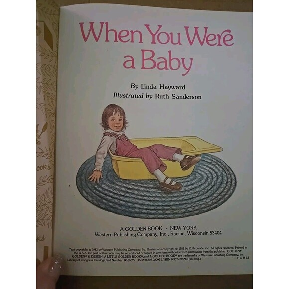 When You Were a Baby by Linda Hayward (Hardcover) Vintage 23 Pages Book - Picture 3 of 5
